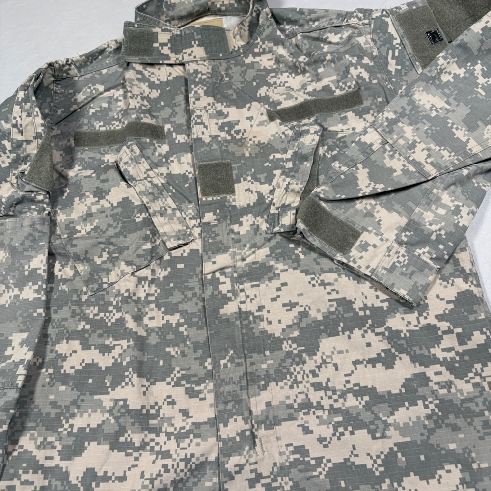 US Military Jacket Mens M Long ACU Combat Uniform Digital Camo Army Tactical
